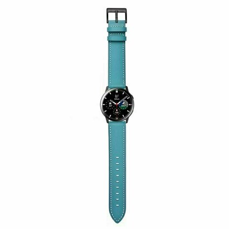 lederen bandje - Blauw - Xiaomi Redmi Watch 5 Active / Redmi Watch 5 Lite