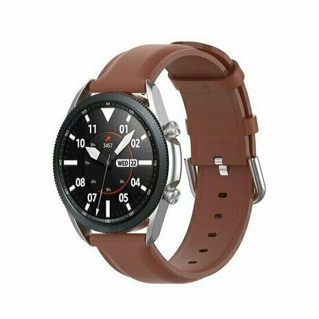 Classic leren bandje - Bruin - Xiaomi Redmi Watch 5 Active / Redmi Watch 5 Lite