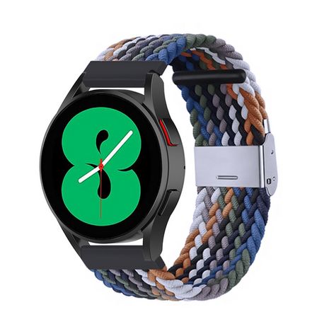 Braided nylon bandje - Multicolor Dark - Xiaomi Redmi Watch 5 Active / Redmi Watch 5 Lite