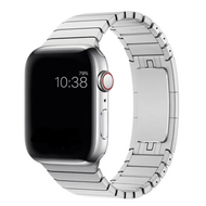 Schakelarmband Stainless Steel bandje - Zilver - Geschikt voor Apple Watch 44mm / 45mm&nbsp;/ 46mm / 49mm