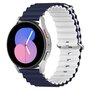 Ocean Style bandje - Donkerblauw / wit - Samsung Galaxy Watch 4 - 40mm &amp; 44mm