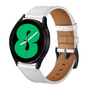 lederen bandje - Wit - Samsung Galaxy Watch 4 - 40mm &amp; 44mm