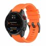 Siliconen sportbandje - Oranje - Garmin Fenix 7 / 6 / 5