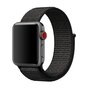 Sport Loop nylon bandje - Zwart / Oranje - Geschikt voor Apple Watch 38mm / 40mm / 41mm / 42mm