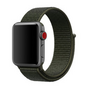 Sport Loop nylon bandje - Leger groen - Geschikt voor Apple Watch 38mm / 40mm / 41mm / 42mm