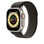 Trail nylon bandje - Zwart - Geschikt voor Apple Watch 44mm / 45mm&nbsp;/ 46mm / 49mm