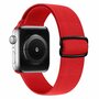 Solo Loop Nylon bandje - Rood - Geschikt voor Apple Watch 38mm / 40mm / 41mm / 42mm