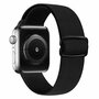 Solo Loop Nylon bandje - Zwart - Geschikt voor Apple Watch 38mm / 40mm / 41mm / 42mm