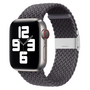 Braided nylon bandje - Grijs - Geschikt voor Apple Watch 38mm / 40mm / 41mm / 42mm