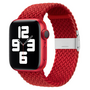 Braided nylon bandje - Rood - Geschikt voor Apple Watch 38mm / 40mm / 41mm / 42mm