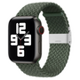 Braided nylon bandje - Groen - Geschikt voor Apple Watch 38mm / 40mm / 41mm / 42mm