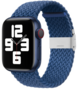 Braided nylon bandje - Blauw - Geschikt voor Apple Watch 44mm / 45mm&nbsp;/ 46mm / 49mm