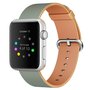 Nylon bandje - Licht bruin / Blauw - Geschikt voor Apple Watch 38mm / 40mm / 41mm / 42mm