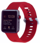 Siliconen bandje met motief - Rood - Geschikt voor Apple Watch 38mm / 40mm / 41mm / 42mm