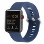 Siliconen bandje met motief - Navy - Geschikt voor Apple Watch 38mm / 40mm / 41mm / 42mm