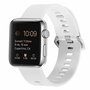 Siliconen bandje met motief - Wit - Geschikt voor Apple Watch 38mm / 40mm / 41mm / 42mm