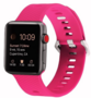 Siliconen bandje met motief - Roze - Geschikt voor Apple Watch 38mm / 40mm / 41mm / 42mm