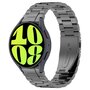 Stalen band met aansluitknop  - Space Grey - Samsung Galaxy Watch 6 - 40mm &amp; 44mm