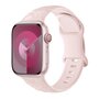 Siliconen bandje Rozen Print - Roze - Geschikt voor Apple Watch 42mm / 44mm / 45mm / 49mm