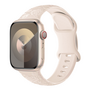 Siliconen bandje Rozen Print - Starlight / sterrenlicht - Geschikt voor Apple Watch 42mm / 44mm / 45mm / 46mm / 49mm