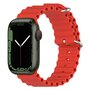 Ocean bandje - Rood - Geschikt voor Apple Watch 38mm / 40mm / 41mm / 42mm