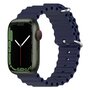 Ocean bandje - Navy - Geschikt voor Apple Watch 38mm / 40mm / 41mm / 42mm