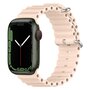 Ocean bandje - Lichtroze - Geschikt voor Apple Watch 38mm / 40mm / 41mm / 42mm