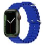 Ocean bandje - Blauw - Geschikt voor Apple Watch 38mm / 40mm / 41mm / 42mm