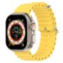 Ocean bandje - Geel - Geschikt voor Apple Watch 44mm / 45mm&nbsp;/ 46mm / 49mm