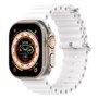 Ocean bandje - Wit - Geschikt voor Apple Watch 44mm / 45mm&nbsp;/ 46mm / 49mm