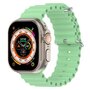 Ocean bandje - Lichtgroen - Geschikt voor Apple Watch 44mm / 45mm&nbsp;/ 46mm / 49mm