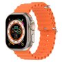 Ocean bandje - Oranje - Geschikt voor Apple Watch 44mm / 45mm&nbsp;/ 46mm / 49mm