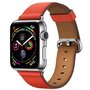 Classic lederen bandje - Licht oranje/bruin - Geschikt voor Apple Watch 38mm / 40mm / 41mm / 42mm