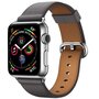 Classic lederen bandje - Grijs - Geschikt voor Apple Watch 44mm / 45mm&nbsp;/ 46mm / 49mm