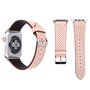 Dot Pattern Leren bandje - Roze - Geschikt voor Apple Watch 38mm / 40mm / 41mm / 42mm