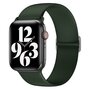 Elastische Solo Loop bandje - Groen - Geschikt voor Apple Watch 38mm / 40mm / 41mm / 42mm