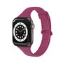 TPU Slim Fit bandje - Wijnrood - Geschikt voor Apple Watch 38mm / 40mm / 41mm / 42mm