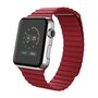 PU Leather Loop bandje - Rood - Geschikt voor Apple Watch 44mm / 45mm&nbsp;/ 46mm / 49mm