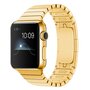 Schakelarmband Stainless Steel bandje - Goud - Geschikt voor Apple Watch 38mm / 40mm / 41mm / 42mm