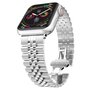 Metalen schakelband - Zilver - Geschikt voor Apple watch 38mm / 40mm / 41mm / 42mm