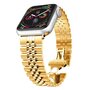 Metalen schakelband - Goud - Geschikt voor Apple watch 38mm / 40mm / 41mm / 42mm