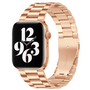 Stalen schakelband - Ros&eacute; goud - Geschikt voor Apple watch 38mm / 40mm / 41mm