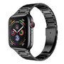 Stalen schakelband - Zwart - Geschikt voor Apple watch 38mm / 40mm / 41mm / 42mm