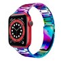 Stalen schakelband - Multicolor - Geschikt voor Apple watch 38mm / 40mm / 41mm / 42mm