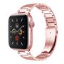 Stalen schakelband - Ros&eacute; goud - Geschikt voor Apple watch 44mm / 45mm&nbsp;/ 46mm / 49mm