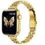 Stalen slim fit band - Goud - Geschikt voor Apple watch 38mm / 40mm / 41mm