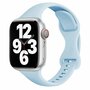 Sportbandje Slim Fit - Lichtblauw - Geschikt voor Apple Watch 38mm / 40mm / 41mm / 42mm