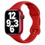 Sportbandje Slim Fit - Rood - Geschikt voor Apple Watch 38mm / 40mm / 41mm / 42mm