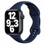 Sportbandje Slim Fit - Donkerblauw - Geschikt voor Apple Watch 44mm / 45mm&nbsp;/ 46mm / 49mm