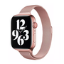 Milanese slim fit bandje - Ros&eacute; goud - Geschikt voor Apple Watch 38mm / 40mm / 41mm / 42mm